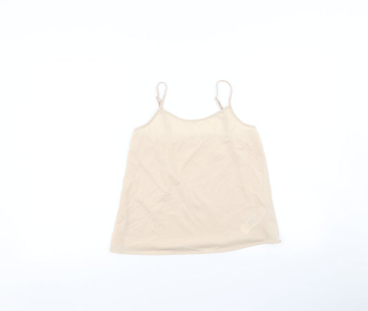 Marks and Spencer Girls Beige   Camisole T-Shirt Size 11-12 Years