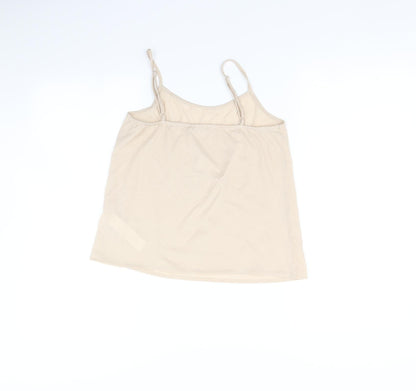 Marks and Spencer Girls Beige   Camisole T-Shirt Size 11-12 Years