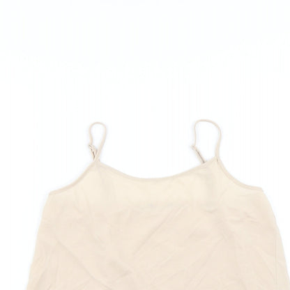 Marks and Spencer Girls Beige   Camisole T-Shirt Size 11-12 Years