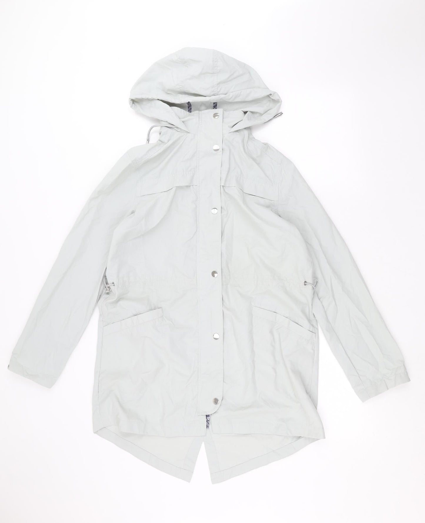 TU Womens Blue   Parka Coat Size 10