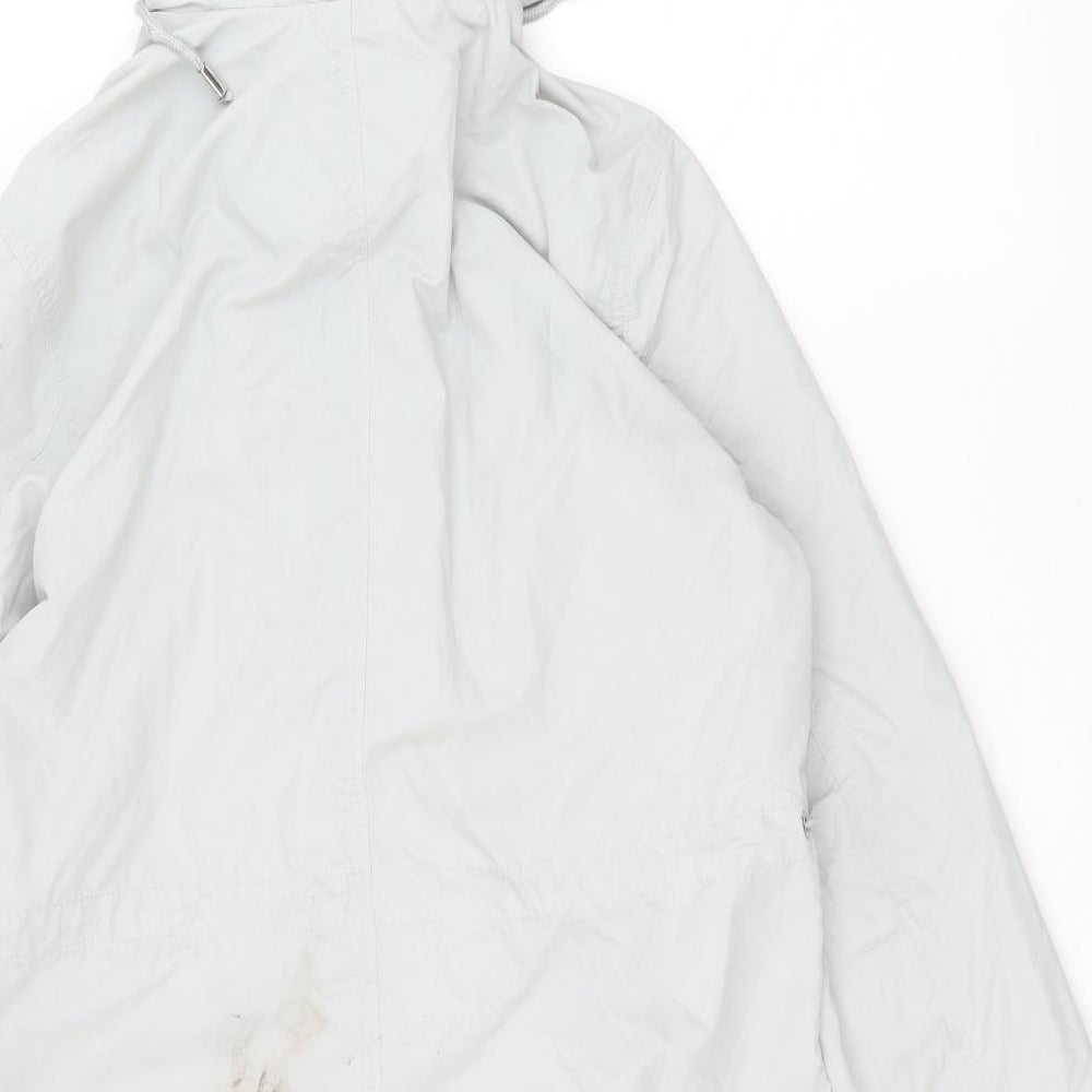 TU Womens Blue   Parka Coat Size 10