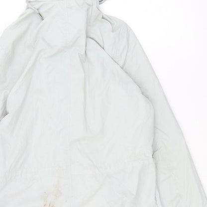 TU Womens Blue   Parka Coat Size 10