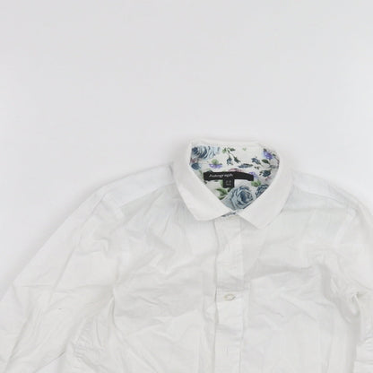 Marks and Spencer Girls White   Basic Button-Up Size 2-3 Years