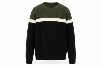 Front view of Identic men’s black jumper, size M