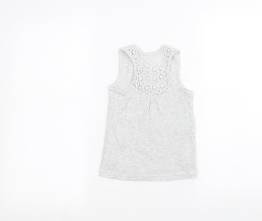 George Girls Grey   Basic Tank Size 5-6 Years