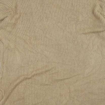 Womens UK Size 20 Cotton Traders Brown Pullover Jumper