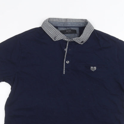 awc85 Mens Blue    Polo Size M