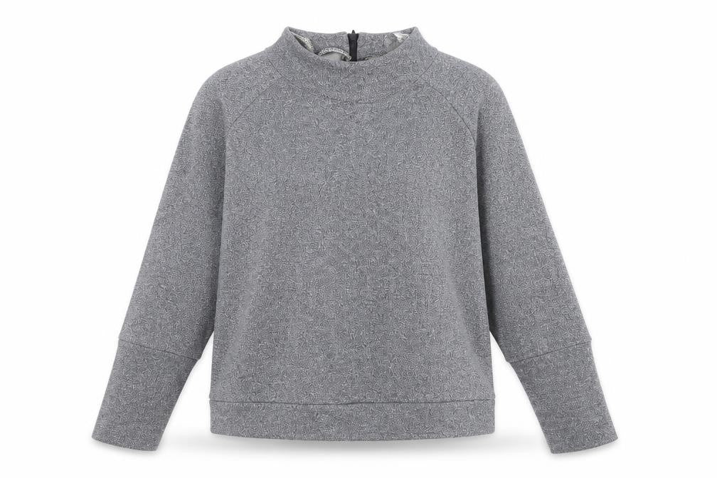 Womens UK Size M Jaqueline de Yong Grey Pullover Jumper
