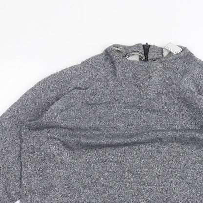 Womens UK Size M Jaqueline de Yong Grey Pullover Jumper