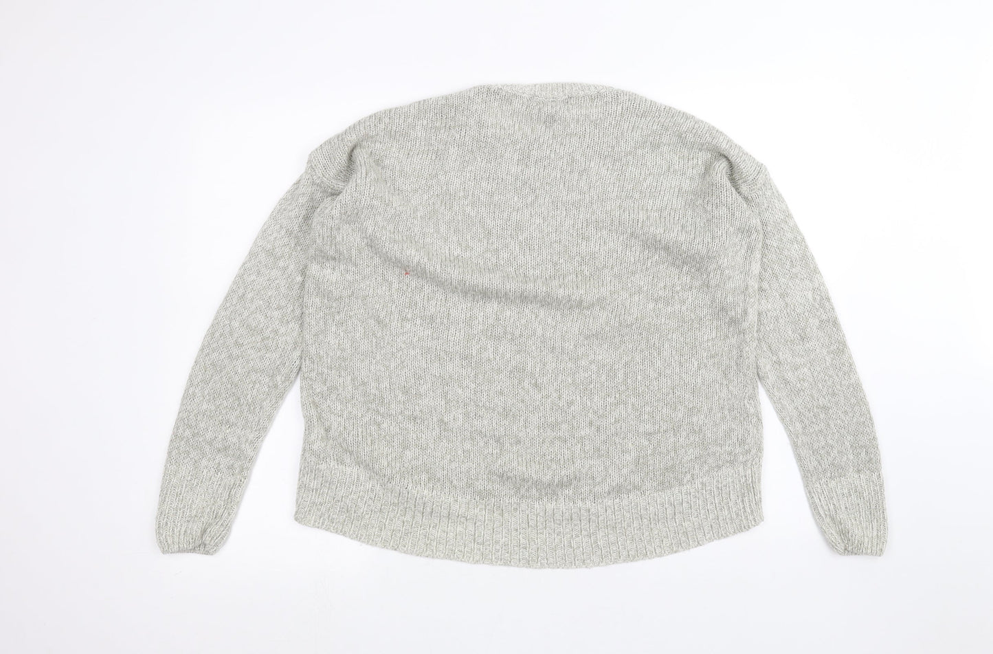 Womens UK Size M New Look Grey Pullover Jumper