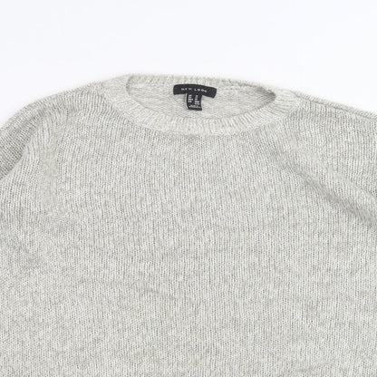 Womens UK Size M New Look Grey Pullover Jumper