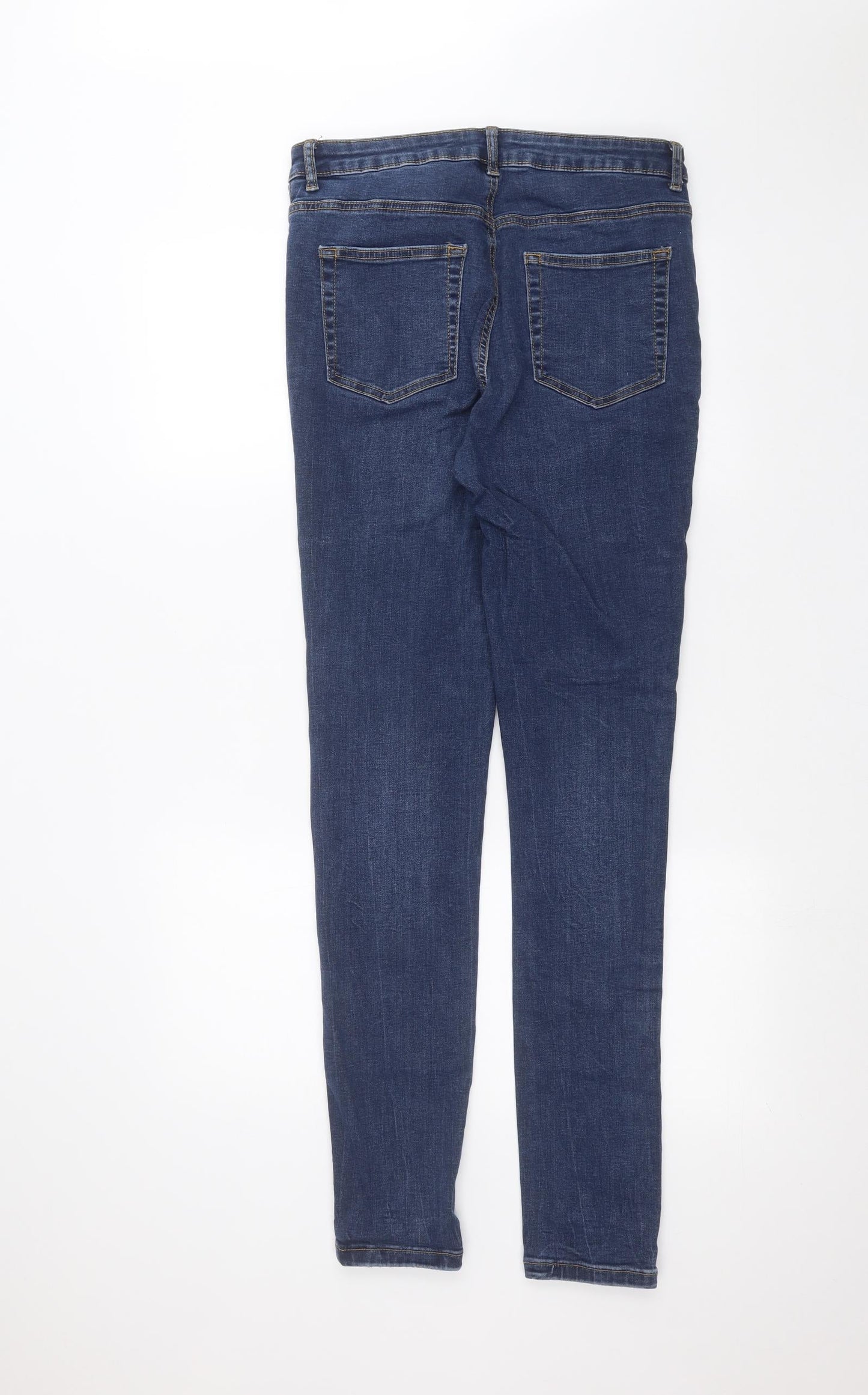 Denim & Co. Womens Blue   Skinny Jeans Size 14 L30 in