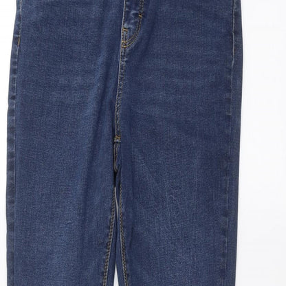 Denim & Co. Womens Blue   Skinny Jeans Size 14 L30 in