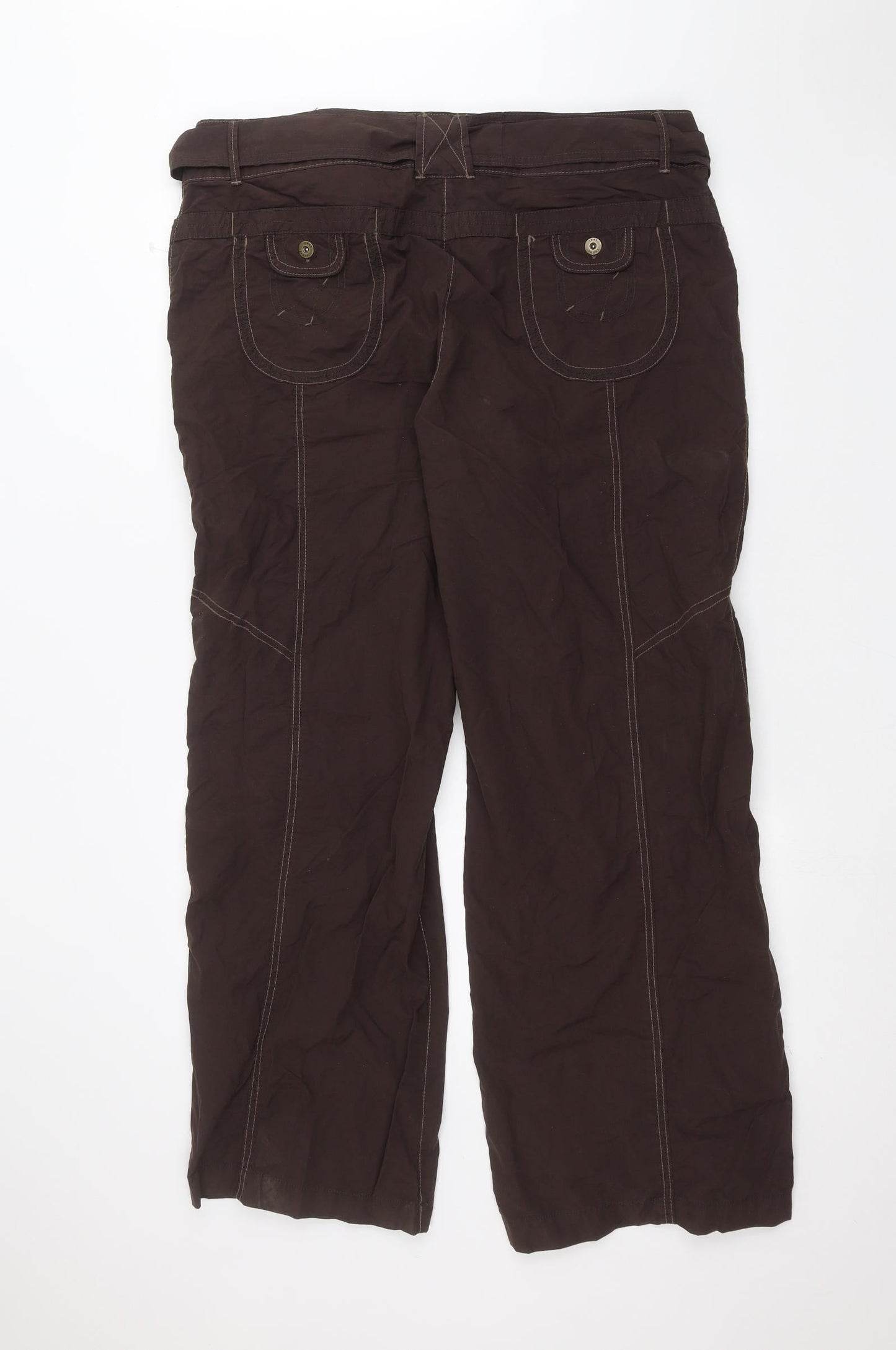 Womens UK Size 20 NEXT Regular Fit  Brown Trousers