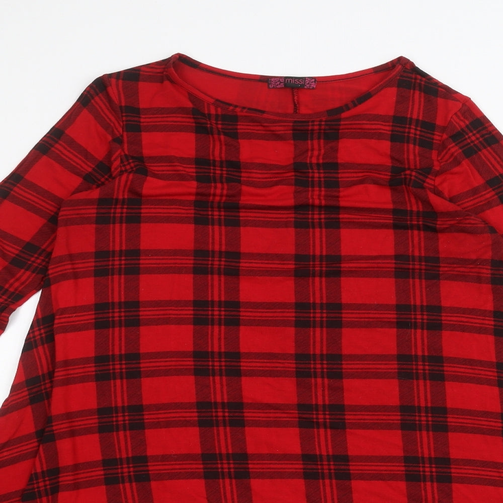 missi Womens Red   A-Line  Size M