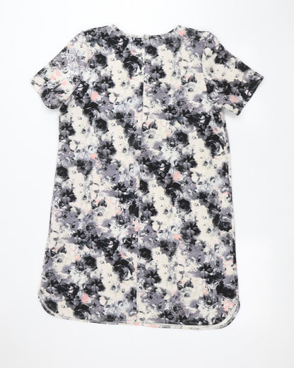 George Womens Blue Floral  Pullover Jumper Size 14