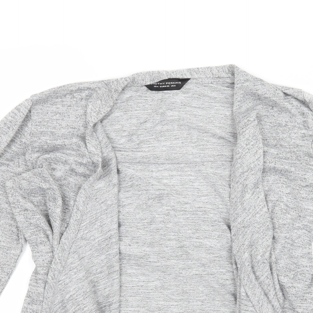 Womens UK Size 8 Dorothy Perkins Grey Cardigan Jumper