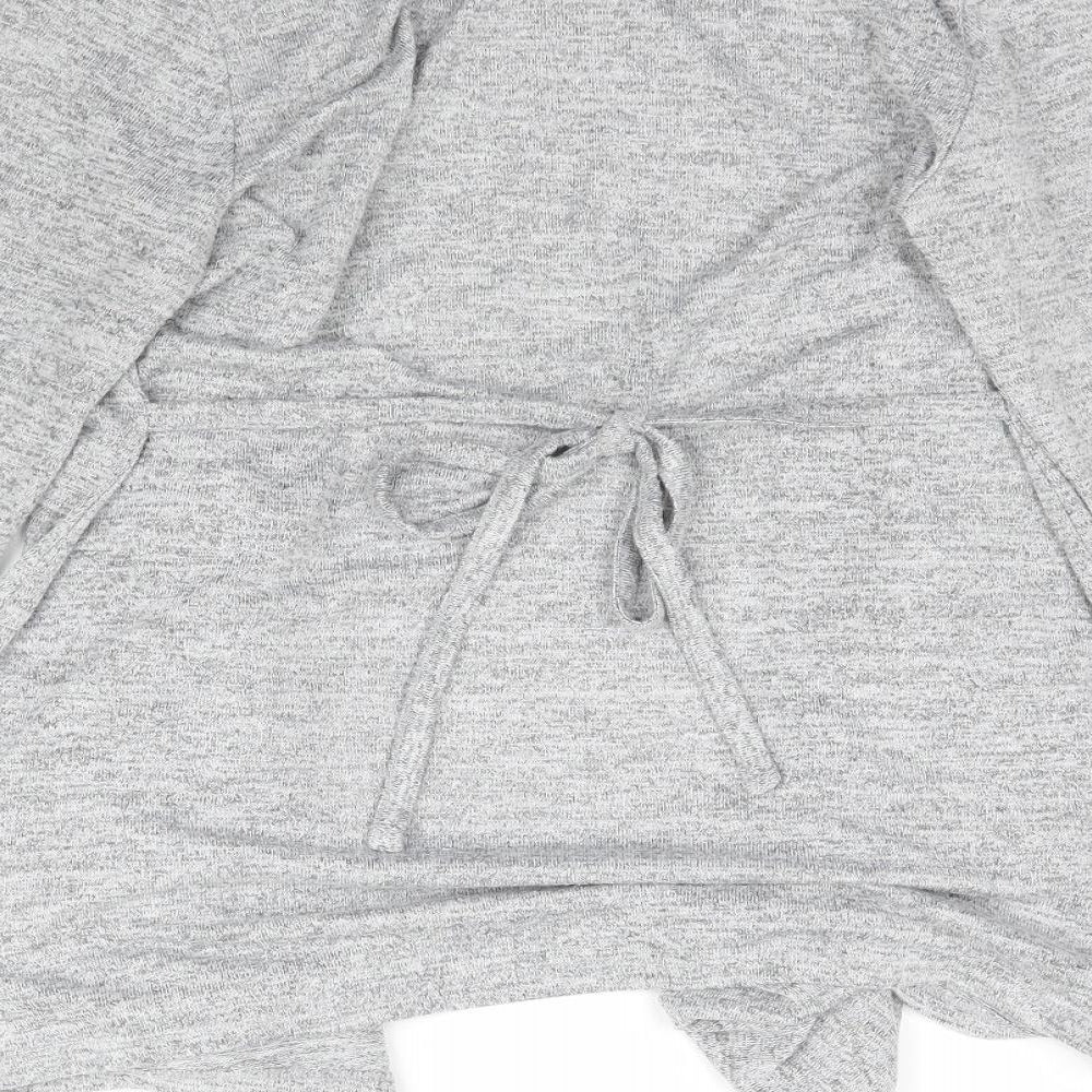 Womens UK Size 8 Dorothy Perkins Grey Cardigan Jumper