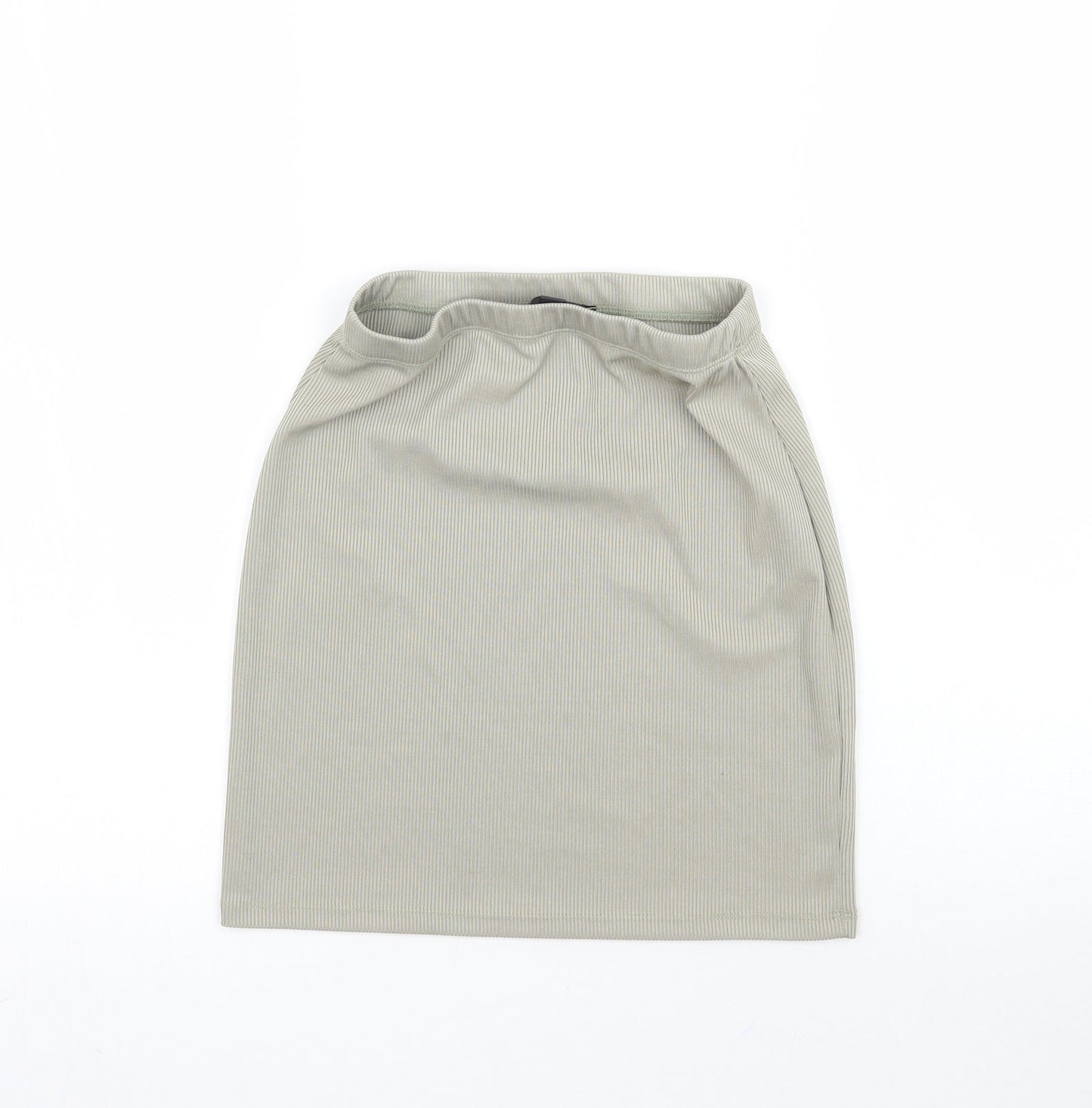 Missguided Womens Grey   Mini Skirt Size 4