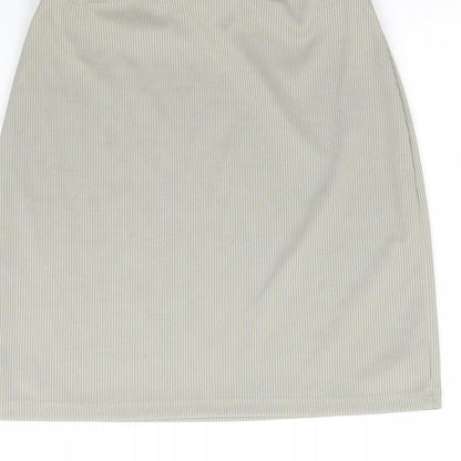 Missguided Womens Grey   Mini Skirt Size 4