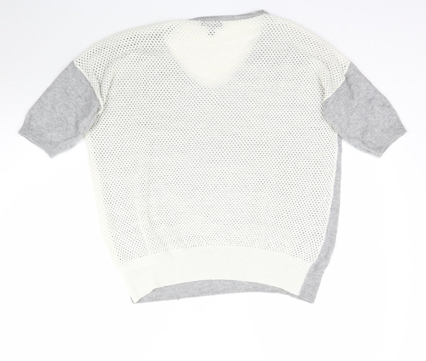 Womens UK Size 10 Topshop Grey Basic Blouse