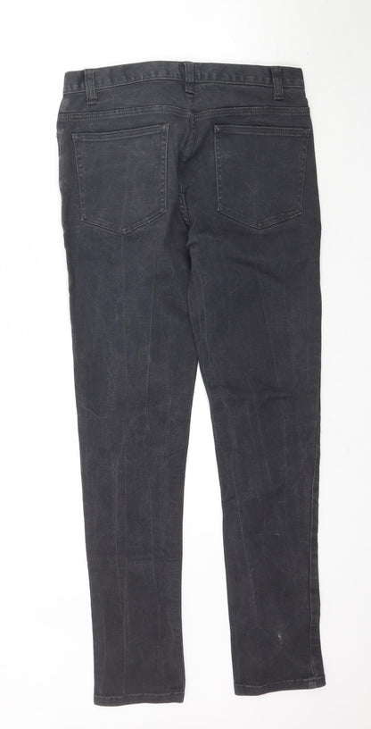 Denim Co. Womens Black  Denim Skinny Jeans Size 30 in L30 in