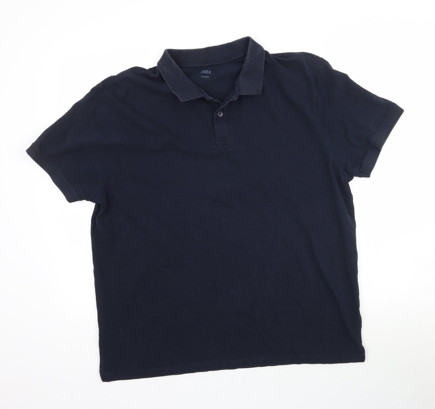 Max Mens Blue    Polo Size 2XL