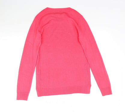 Womens UK Size 4 Atmosphere Pink Pullover Jumper
