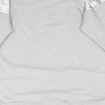 Peacocks Womens Grey   Pullover Sweatshirt Size 10  - Take Me To The Weekend