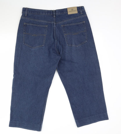 Pride & Soul Womens Blue  Denim Straight Jeans Size 38 in L22 in