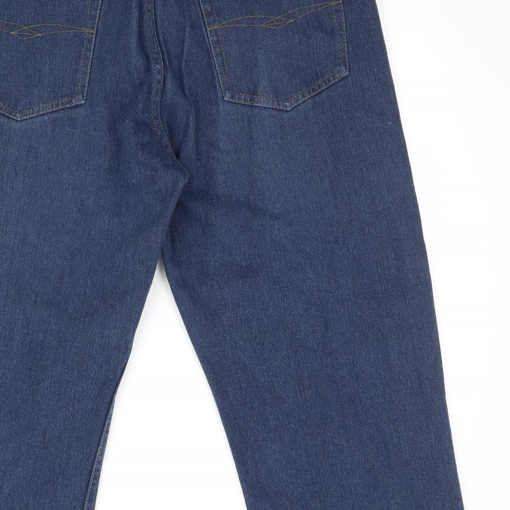 Pride & Soul Womens Blue  Denim Straight Jeans Size 38 in L22 in