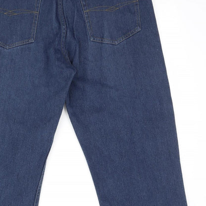 Pride & Soul Womens Blue  Denim Straight Jeans Size 38 in L22 in