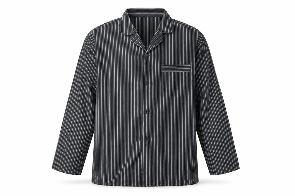 Mens UK Size 2XL Marks and Spencer Grey  Button-Up Long Sleeve Casual Shirt