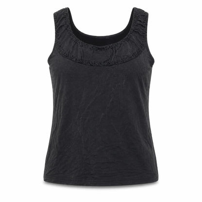 Fransa Womens Black   Basic Tank Size L