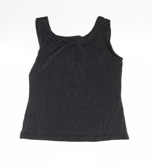 fransa Womens Black   Basic Tank Size L