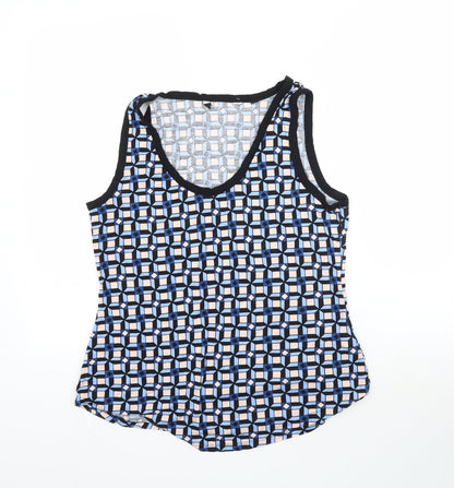 Womens UK Size 14 Dorothy Perkins Multicoloured Basic Tank