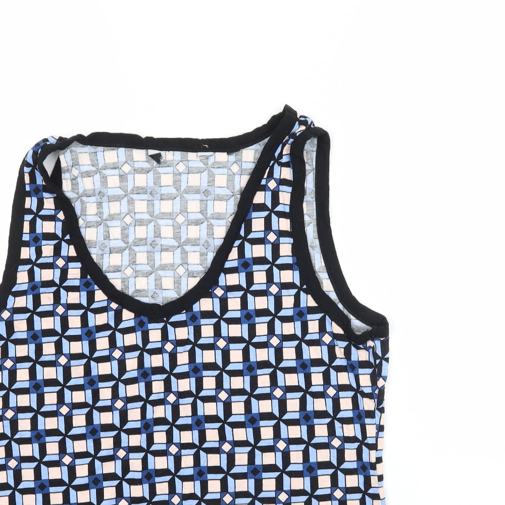 Womens UK Size 14 Dorothy Perkins Multicoloured Basic Tank