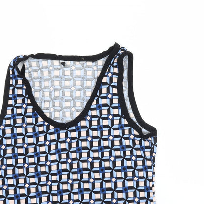 Womens UK Size 14 Dorothy Perkins Multicoloured Basic Tank