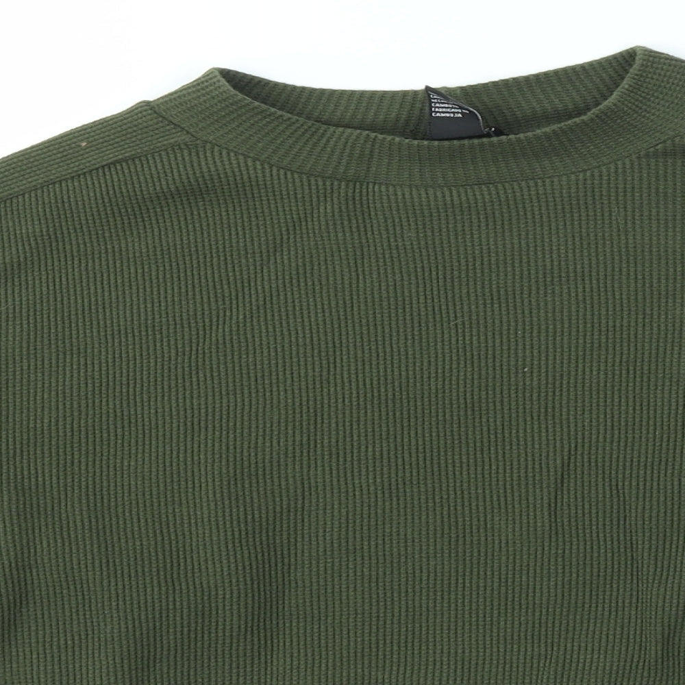 FOREVER 21 Womens Green   Pullover Jumper Size S