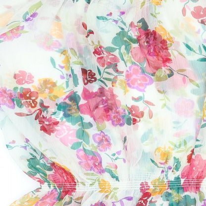 Womens UK Size 12 BM Multicoloured Basic Blouse
