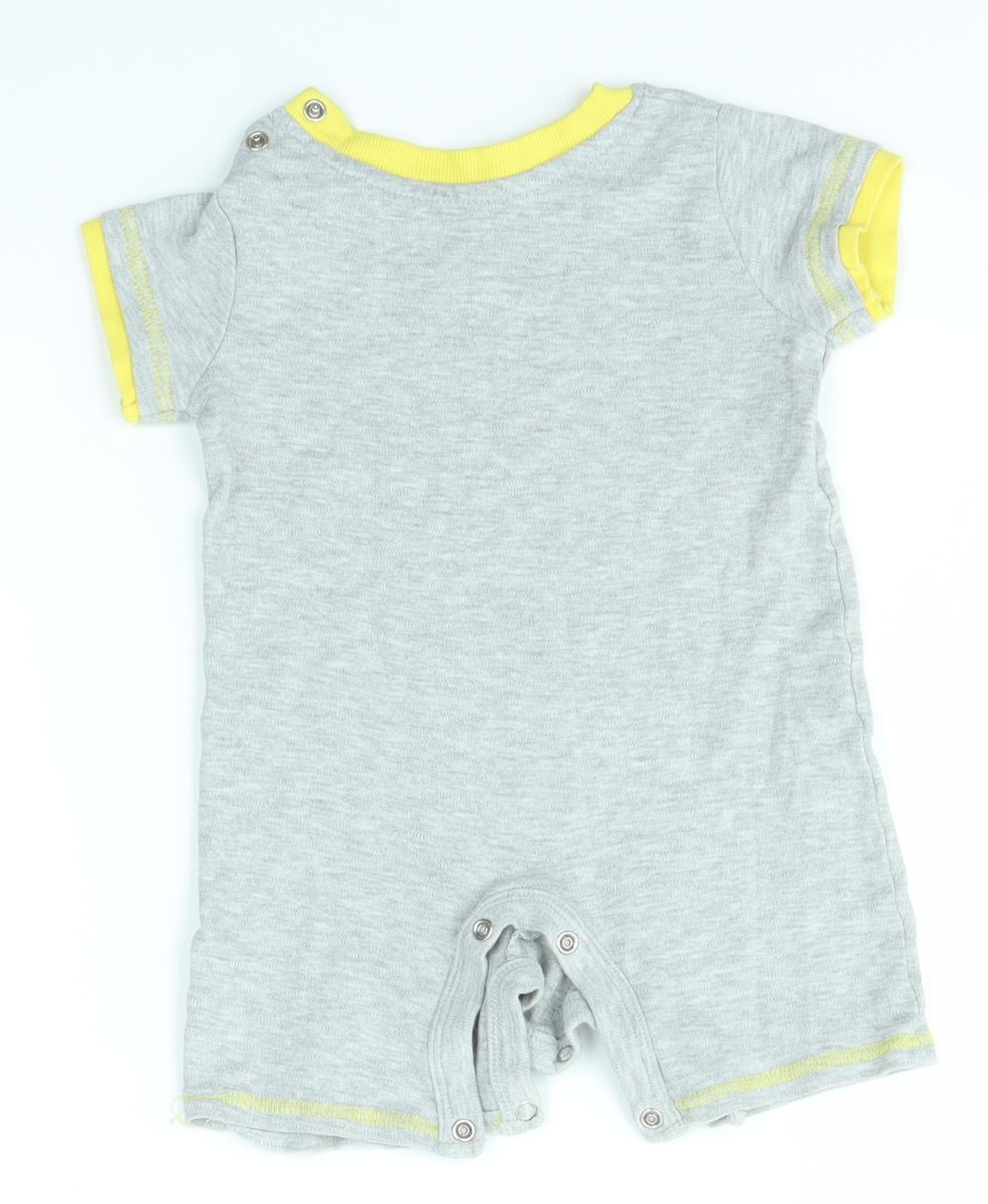 George Baby Grey   Romper One-Piece Size 6-9 Months