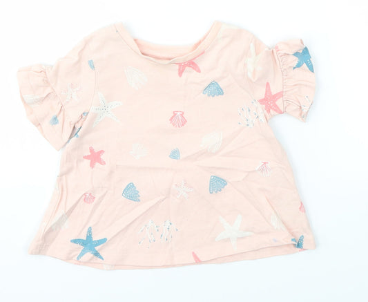 George Baby Pink   Basic T-Shirt Size 12-18 Months