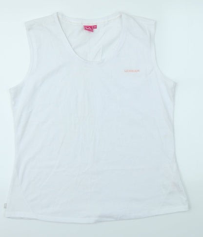 LA Gear Womens White   Basic Tank Size 20