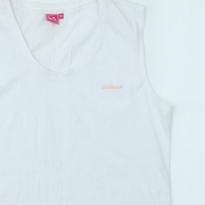 LA Gear Womens White   Basic Tank Size 20