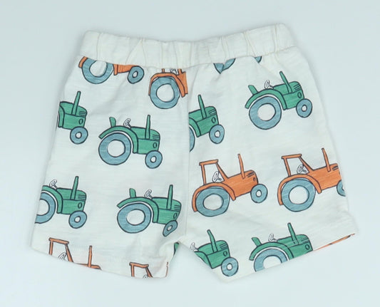 M&S Baby Multicoloured   Cropped Trousers Size 3-6 Months