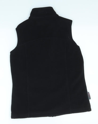 Womens UK Size 8 Mountain Life Black Full Zip Jumper