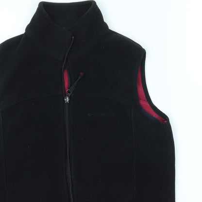 Womens UK Size 8 Mountain Life Black Full Zip Jumper