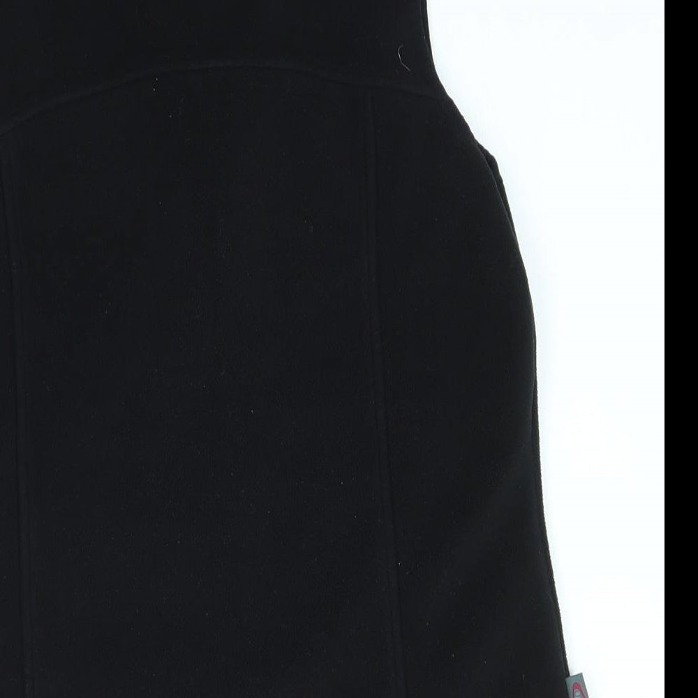 Womens UK Size 8 Mountain Life Black Full Zip Jumper
