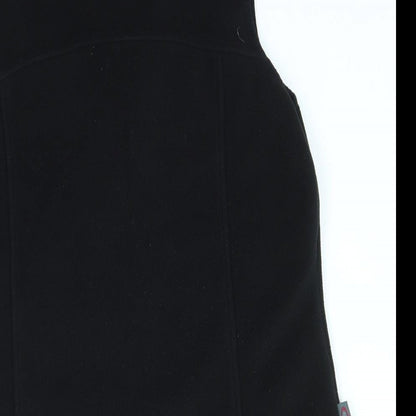 Womens UK Size 8 Mountain Life Black Full Zip Jumper