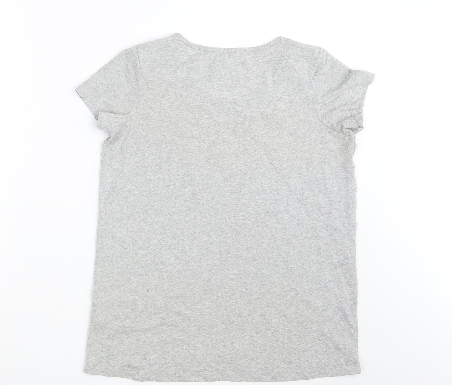 Womens UK Size 12 NEXT Grey Basic T-Shirt